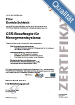 CsR-Beauftragte für Managementsysteme